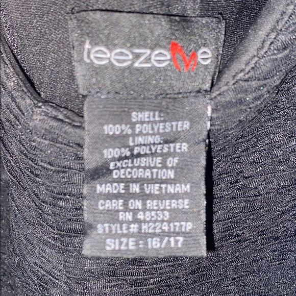 Teeze Me Womens Textured Glitter Maxi formal Dress - Picture 4 of 6